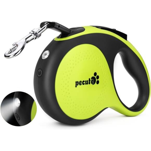 Retractable Dog Leash with Light Rechargeable, 16 ft, Dog Leash Retractable - Picture 1 of 7